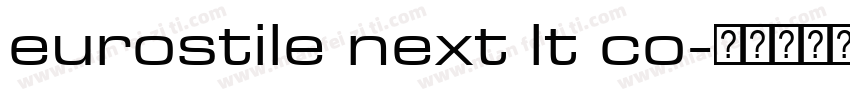 eurostile next lt co字体转换